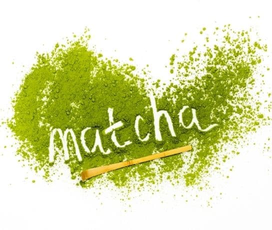Matcha latte made without a bamboo whisk